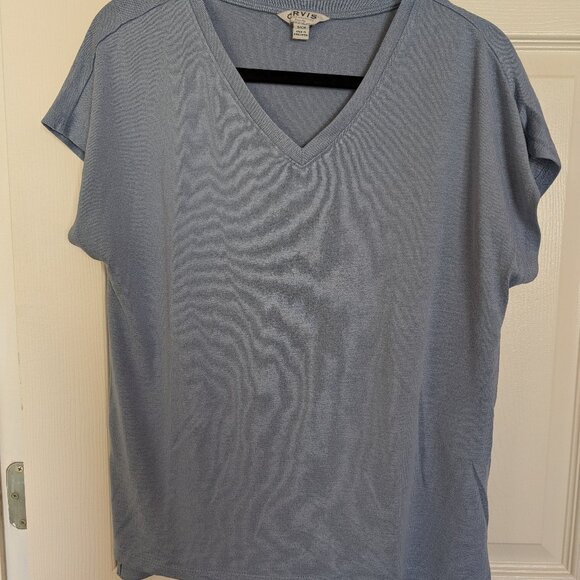 Orvis V-Neck Sweater Tee - Picture 1 of 5